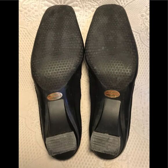 Stuart Weitzman black suede slip ons - Picture 5 of 5